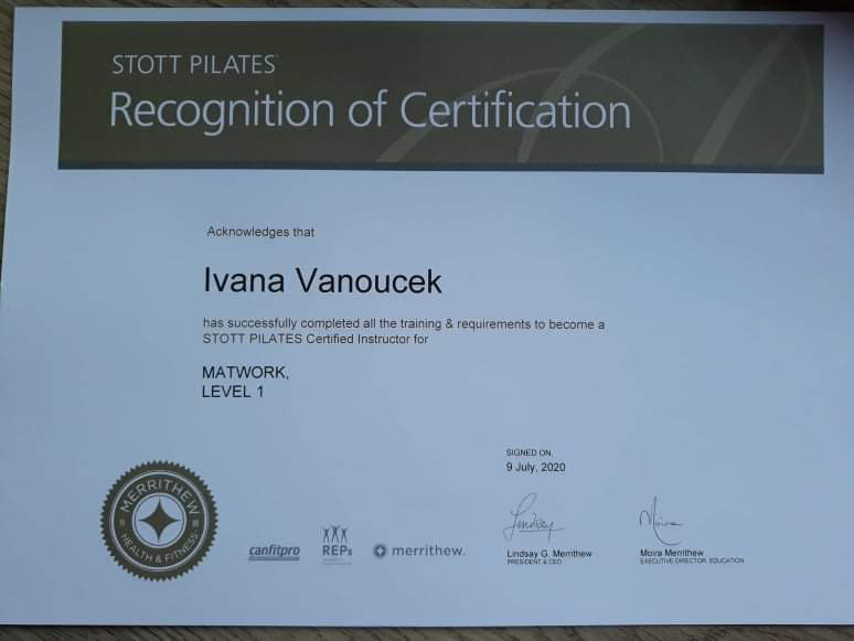 certifikat vanoucek